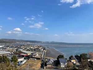 旅の最後は大分空港に向かう途中の杵築へ。杵築城に行ってみました。城からの景...