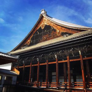 西本願寺　
京都駅着いて最初に行ったお寺です
最初から素敵なお寺だったので...