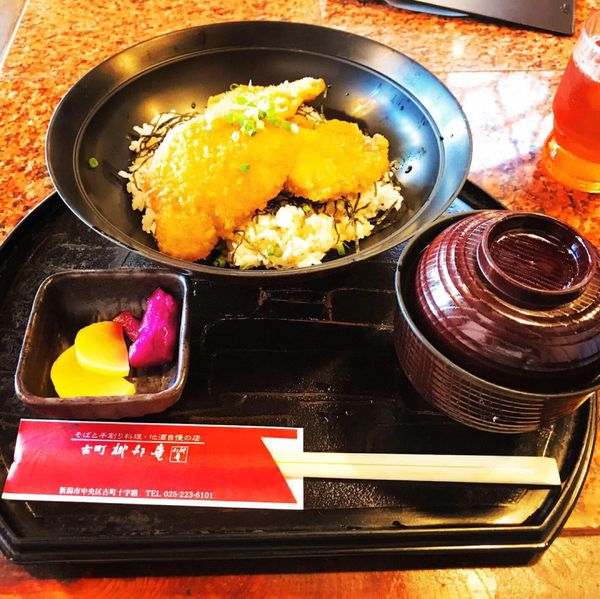 日本・新潟県「日本海満喫 新潟県の旅」の写真：古町 柳都庵
名物ソースカツ丼美味しくい...