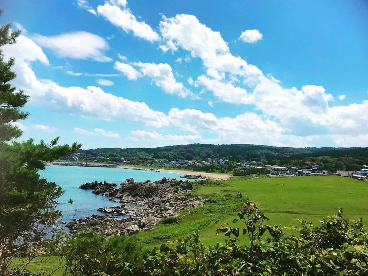 種差海岸
緑と青の風景がとても綺麗で素敵な場所でした