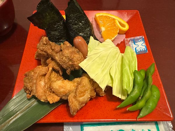 日本・広島県「広島・尾道旅行」の写真：2/14広島グルメ
むすびのむさし/若鶏...