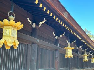 北野天満宮で神頼みをし、すぐ近くの粟餅所 澤屋で粟餅を食す