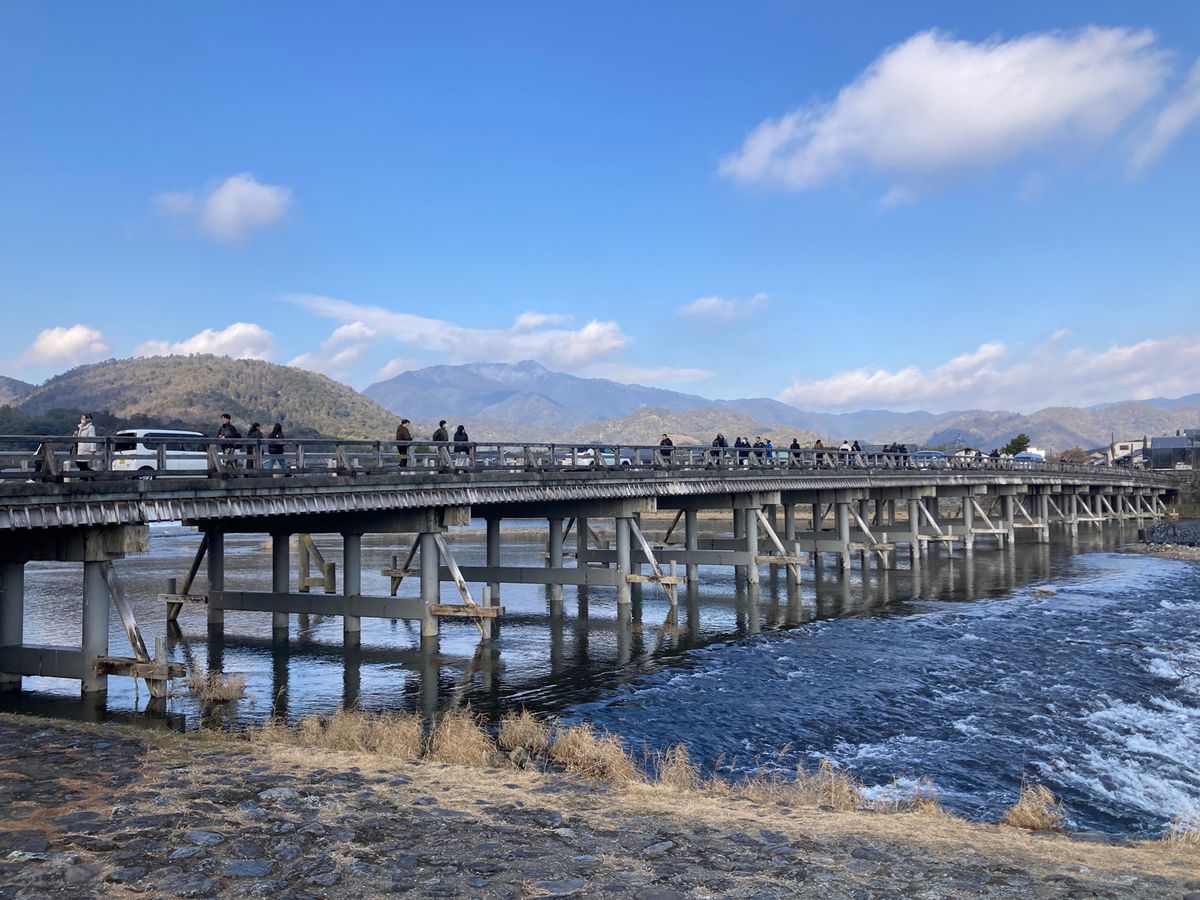 天龍寺、渡月橋、大覚寺、松尾大社