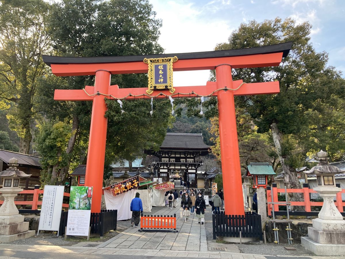天龍寺、渡月橋、大覚寺、松尾大社