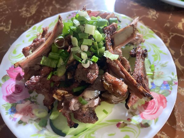 ラオス人民民主共和国・ルアンパバーン「ラオス」の写真：初のラオス南部・パークセー。バスが夜到着...