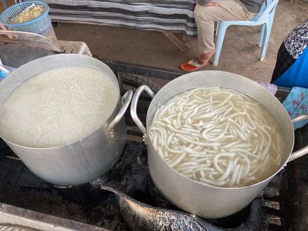 ラオス人民民主共和国・ルアンパバーン「ラオス」の写真：バンケーン
やはり美味し過ぎるここのカオ...