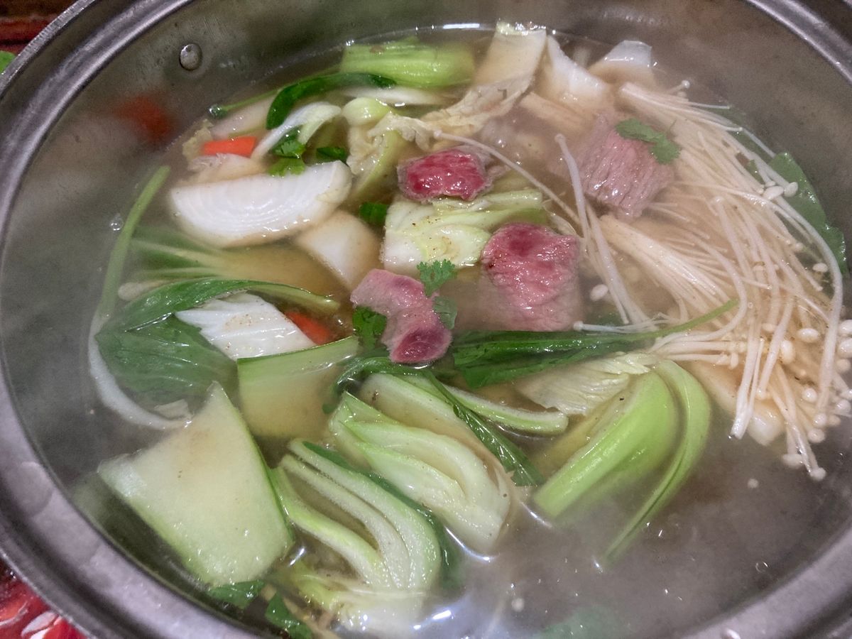 パークソン
夜は寒いので鍋