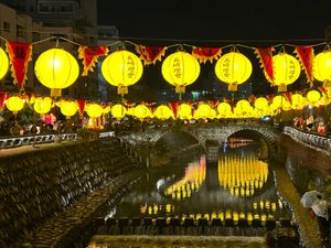 長崎ランタンフェスティバル
眼鏡橋、新地中華街などランタンは夜がキレイです。