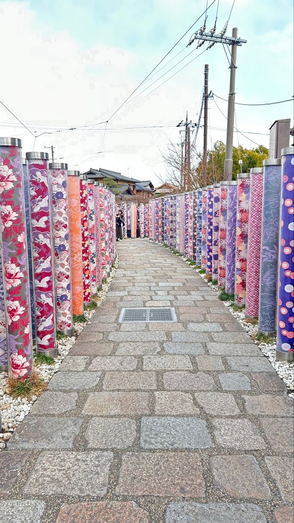日本・京都府「アートと神秘な旅🌱‬🎨」の写真：キモノフォレストと京バウム(´・ω・｀)