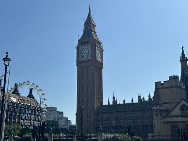 イギリス(英国)・ロンドン「イギリス/フィンランド旅行」の写真：7/12 ロンドン観光
世界遺産ビックベ...