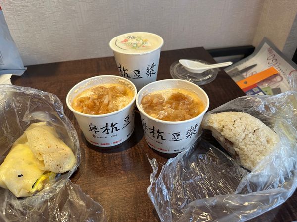 台湾「台湾旅行」の写真：6/22
阜杭豆漿、駐在中アパート近くの...