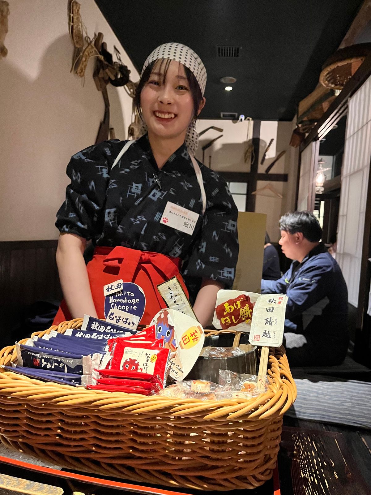 比内地鶏のつくね
ハタハタ
イカ焼き
最高に美味しい✨

お土産付き
お通...