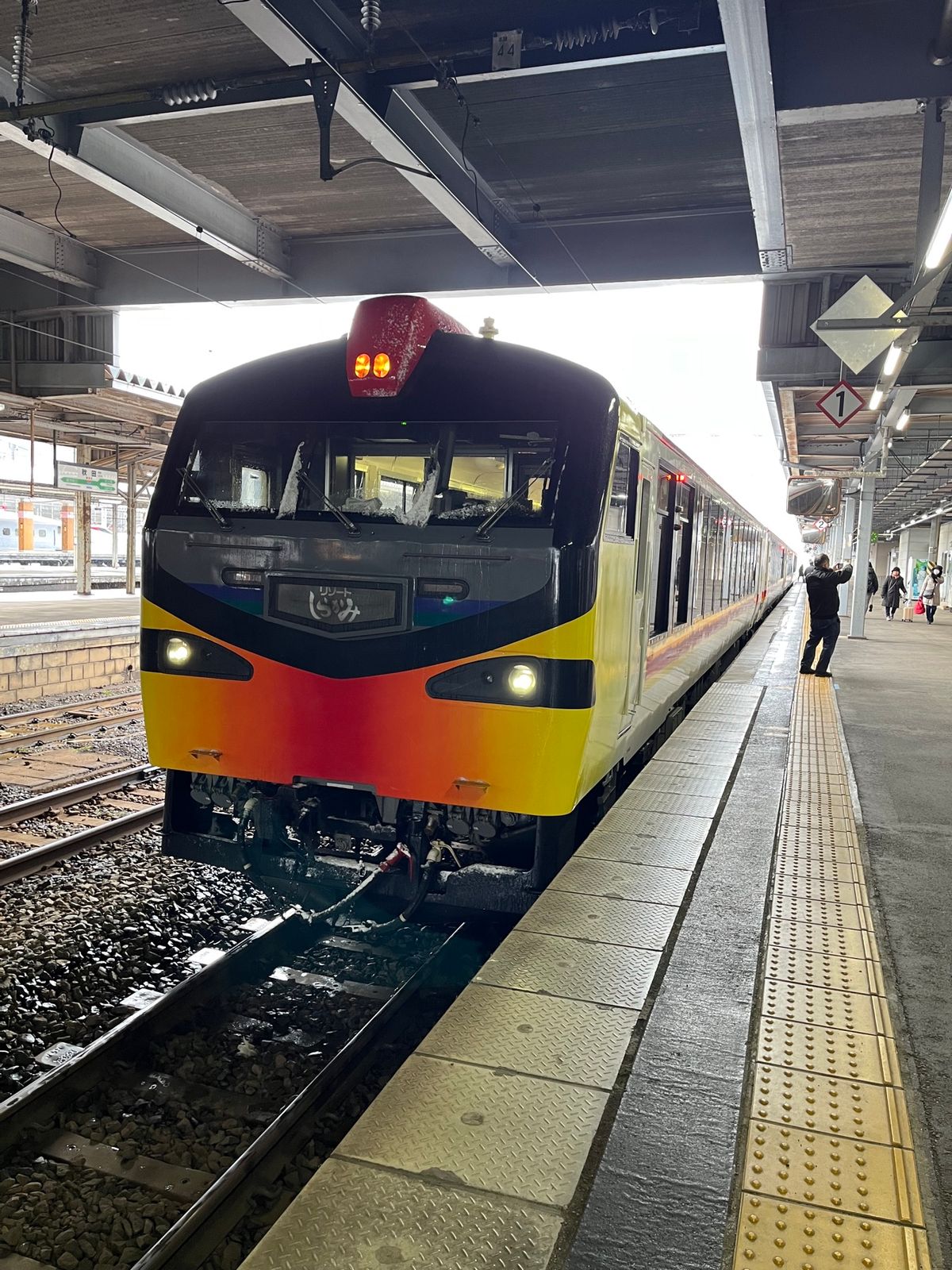 次の日はリゾートしらかみ　くまげら号に乗って
五能線を堪能