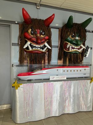 そのまま男鹿線へ