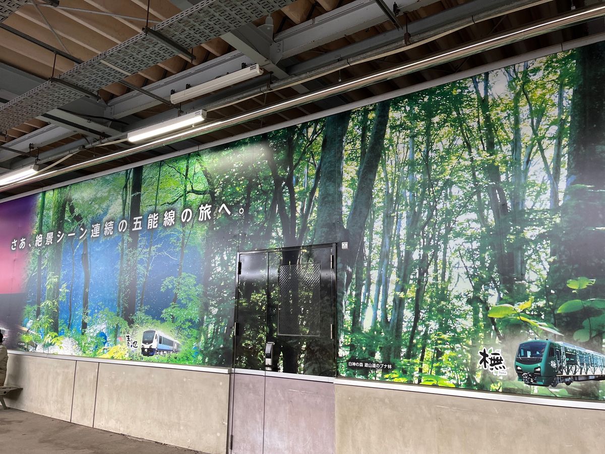 次の日はリゾートしらかみ　くまげら号に乗って
五能線を堪能