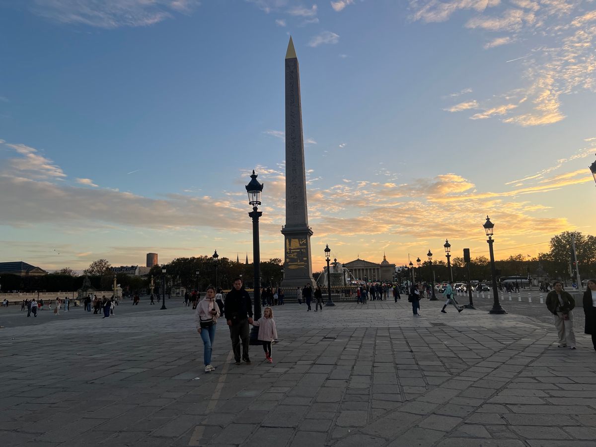 凱旋門とコンコルド広場