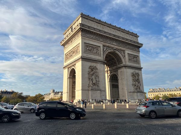 コートジボワール・Paris「コートジボワール出張1」の写真：凱旋門とコンコルド広場