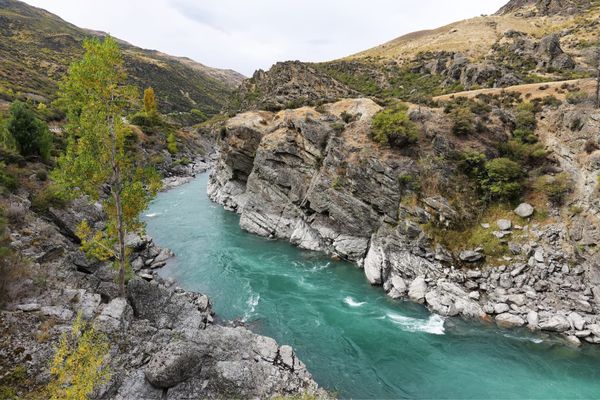 ニュージーランド・Christchurch「ニュージーランド旅行」の写真：バンジージャンプするところ