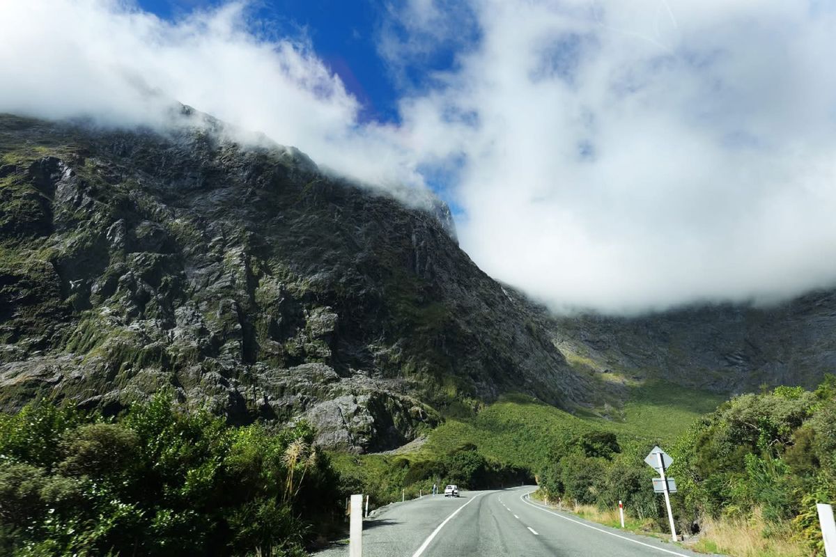 ミルフォードサウンド付近