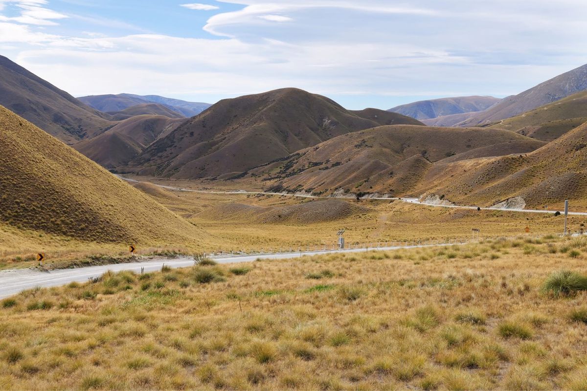 ニュージーランドのドライブ途中