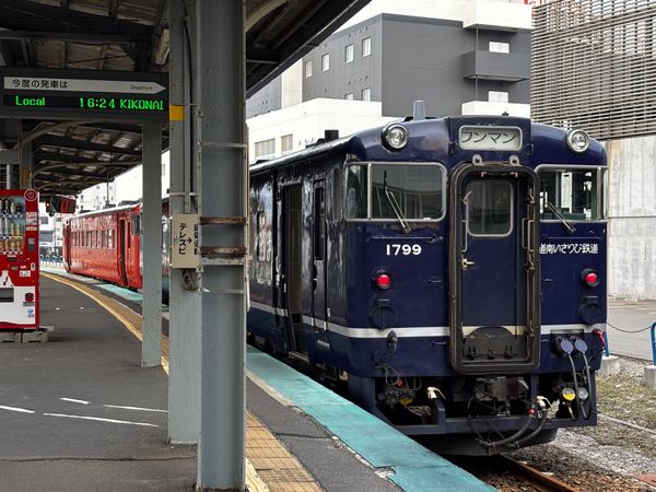 日本・北海道「乗り鉄旅2025春」の写真：道南いさりび鉄道線→北海道新幹線で青森へ...