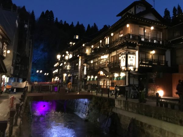 日本・山形県「銀山温泉」の写真