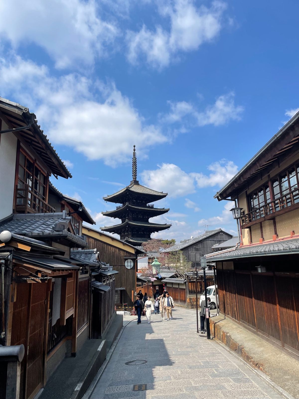 八坂の塔。京都東山のランドマークですね。