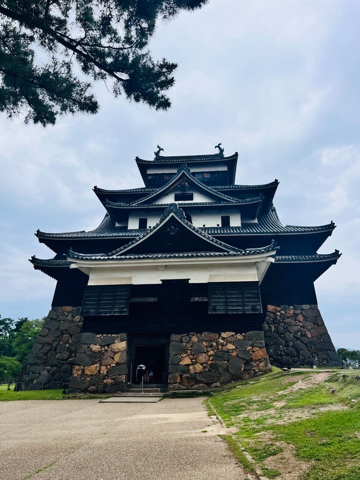 松江城と宍道湖