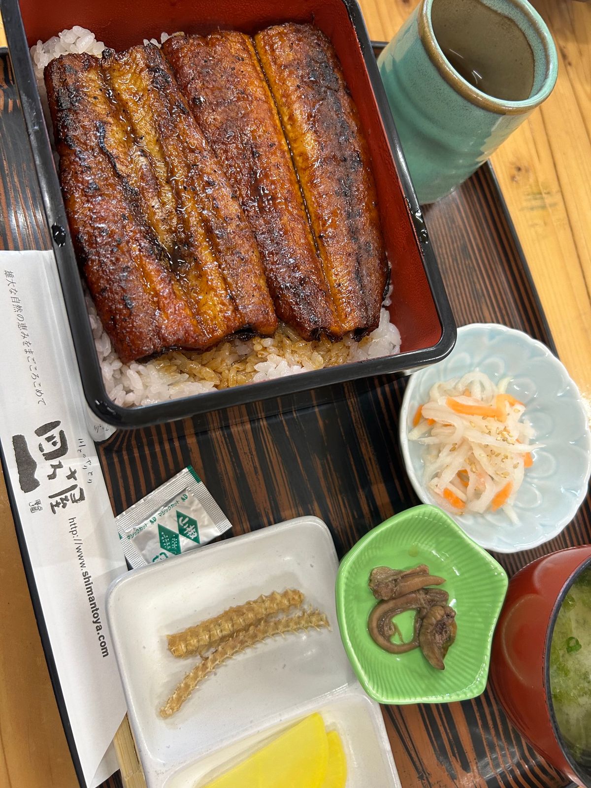 最終日。この日のメインは四万十川の鰻‼️
行った時期にはないですけど、天然...