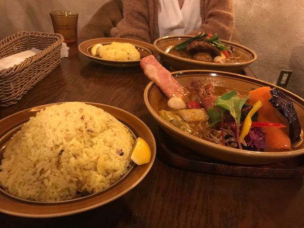 日本・北海道「2017北海道」の写真：北海道めし。がらくのスープカレー。ほや。...