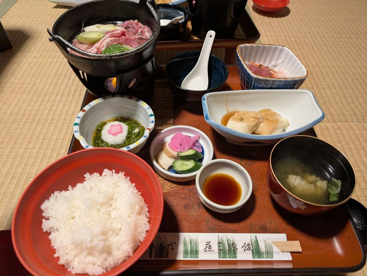 藤三旅館の食事
美味しかった