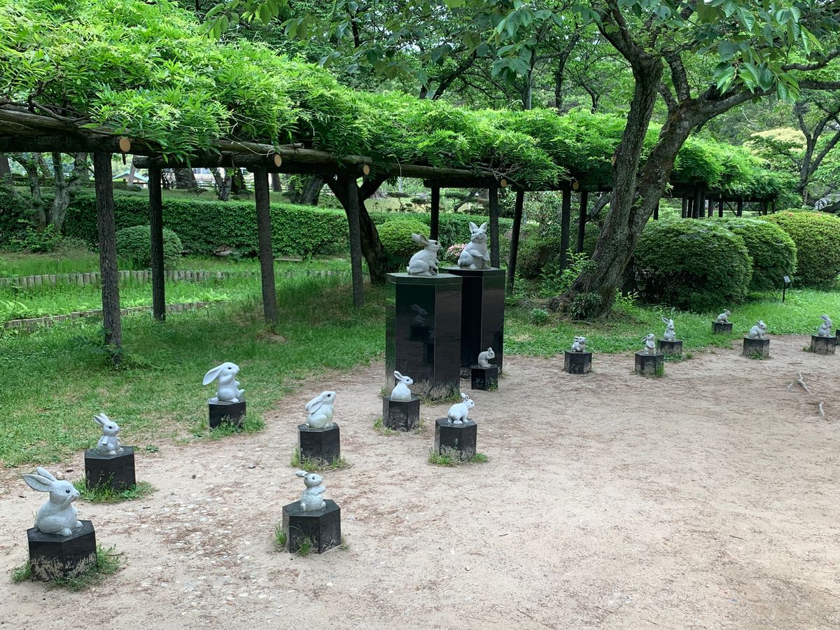 出雲大社は広くて厳かでどっしりとした印象。