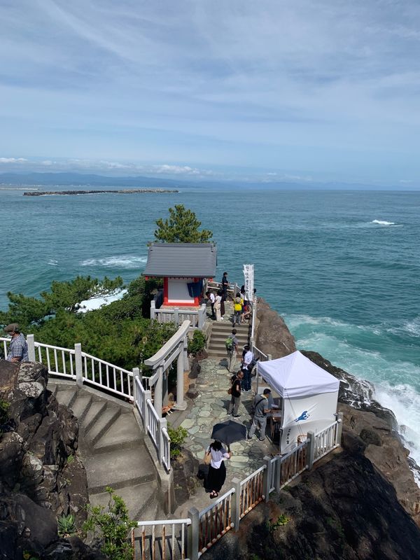 日本・香川県「2019年四国旅行」の写真：夕日きれいだった。そして愛媛の道後温泉へ。
