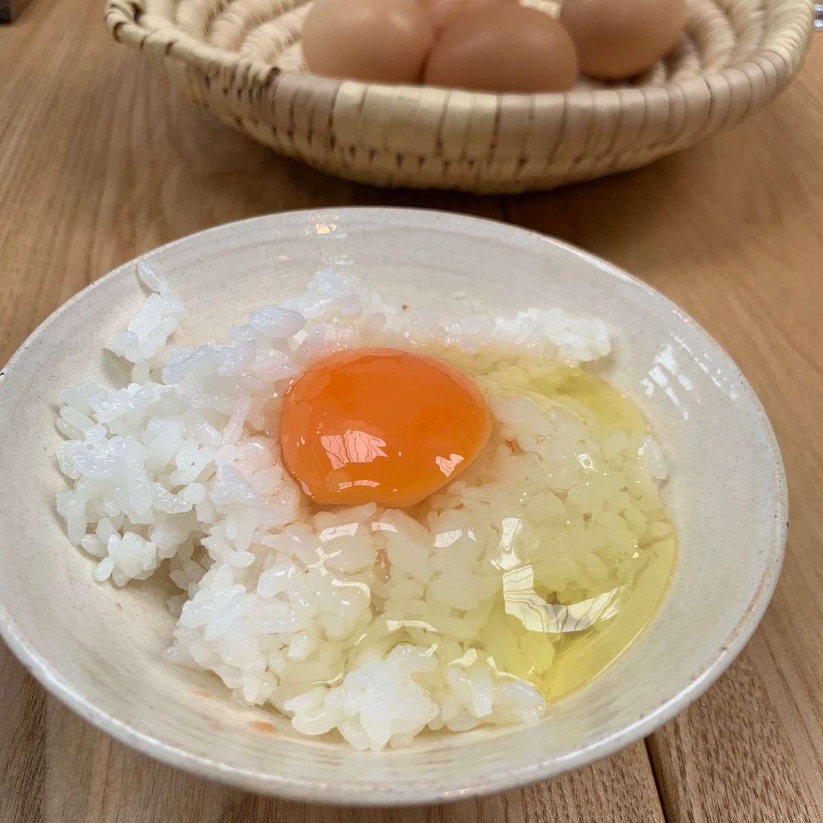 乗馬体験に食卓