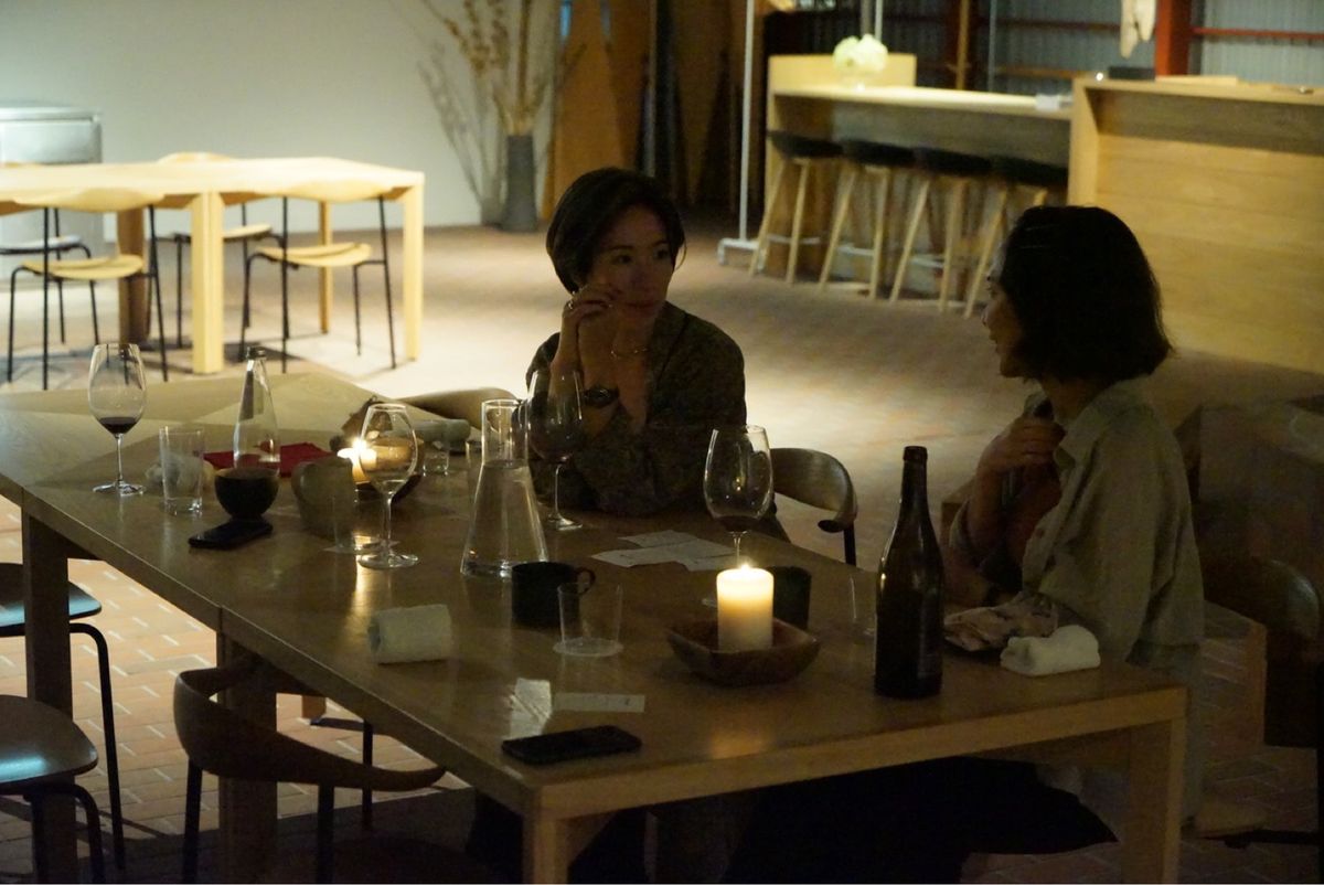 夜は近くの海でキャンプファイヤー🔥
ゆっくりとした時間。