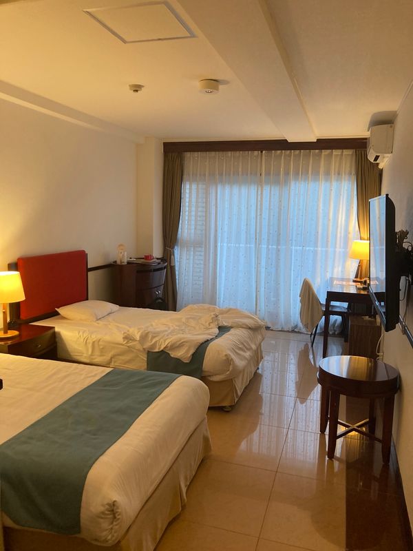 日本「沖縄旅行2回目」の写真：ハンドレッドデイズホテル客室内です。