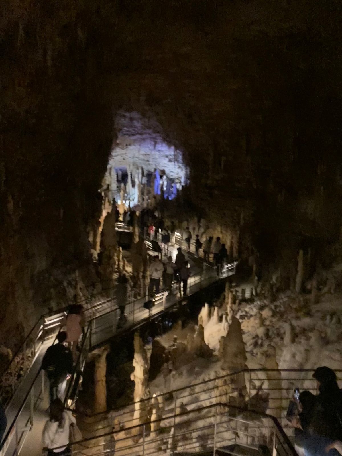 洞窟「玉泉洞」①
洞窟内気温21℃で年間通しほぼ一定とのこと。
冬行くと厚...