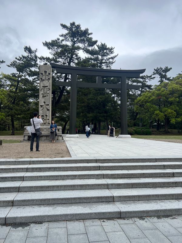 日本・島根県「島根旅行」の写真：出雲大社参拝後に田中屋で出雲蕎麦を堪能した。
