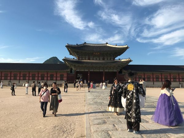大韓民国 (韓国)「ソウル美容旅」の写真：景福宮
韓服を着ていれば無料で入れるらし...