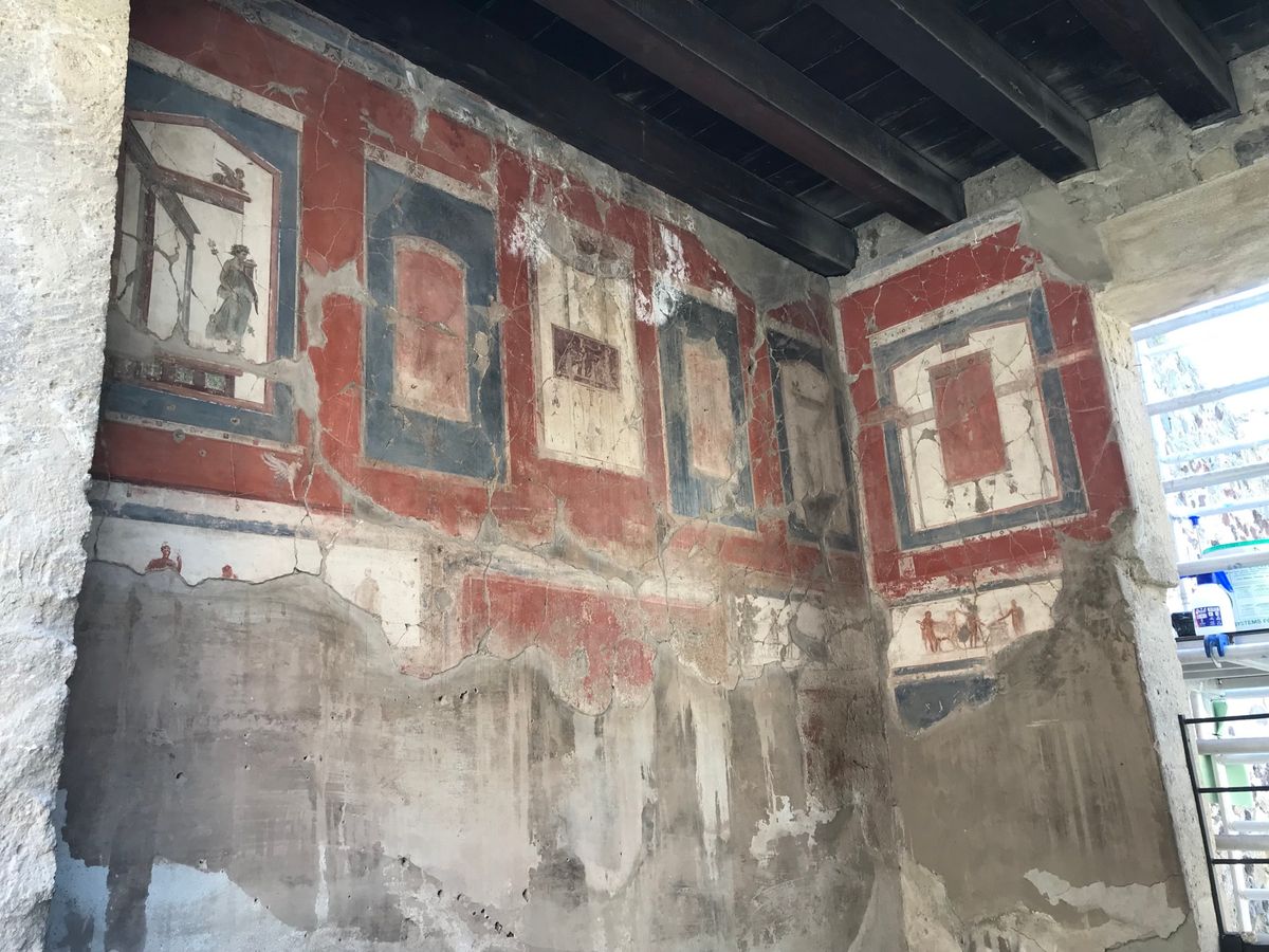 エルコラーノ　＊Arte card利用
ベスビオ火山の噴火により被害を受け...