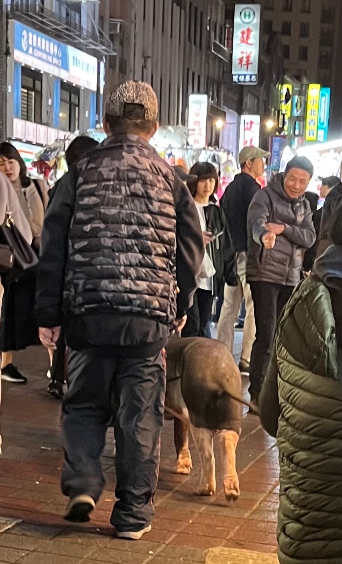 迪化街
古い街並みが素敵。燕の巣の店が沢山あった。
寧夏夜市
豚料理の屋台...