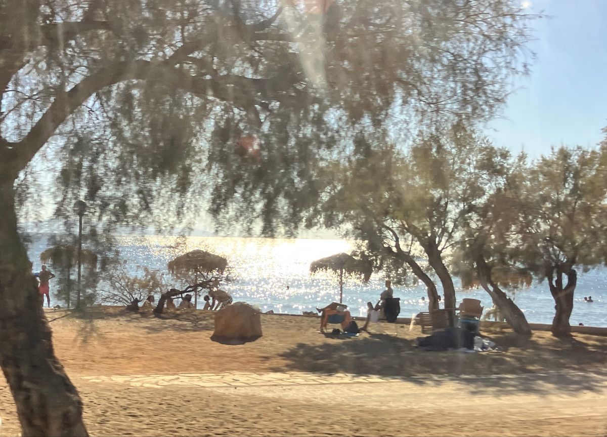 ポセイドン神殿(スニオン岬)
夕陽の有名なスポットです。そしてここも入場料...