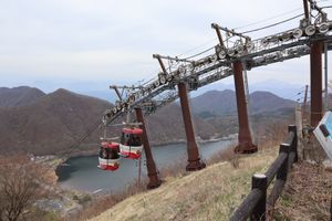 伊香保温泉を出て榛名湖へ。榛名富士にはロープウェイで登りました。ロープウェ...
