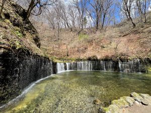 鬼押出園の次は白糸の滝。