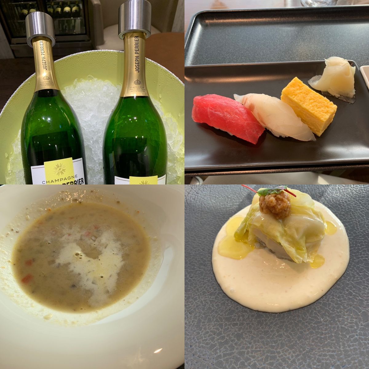 まずは…ラウンジで寛ぐ〜🧡
朝、4時起きからのシャンパン🍾美味しく頂きまし...