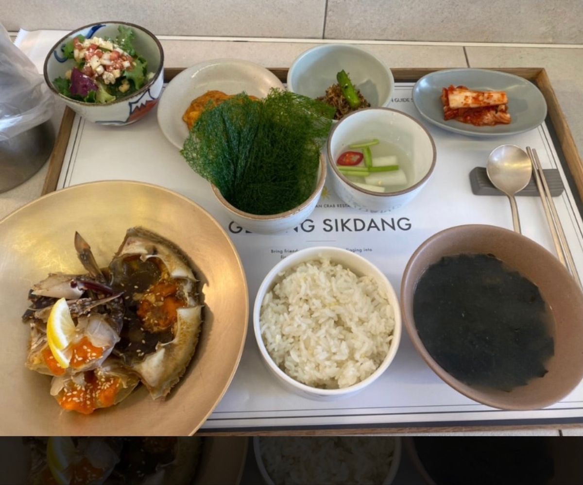 最後の夜は、カンジャンケジャン🦀を食べに。
カニ🦀はねっとりとした甘さで、...