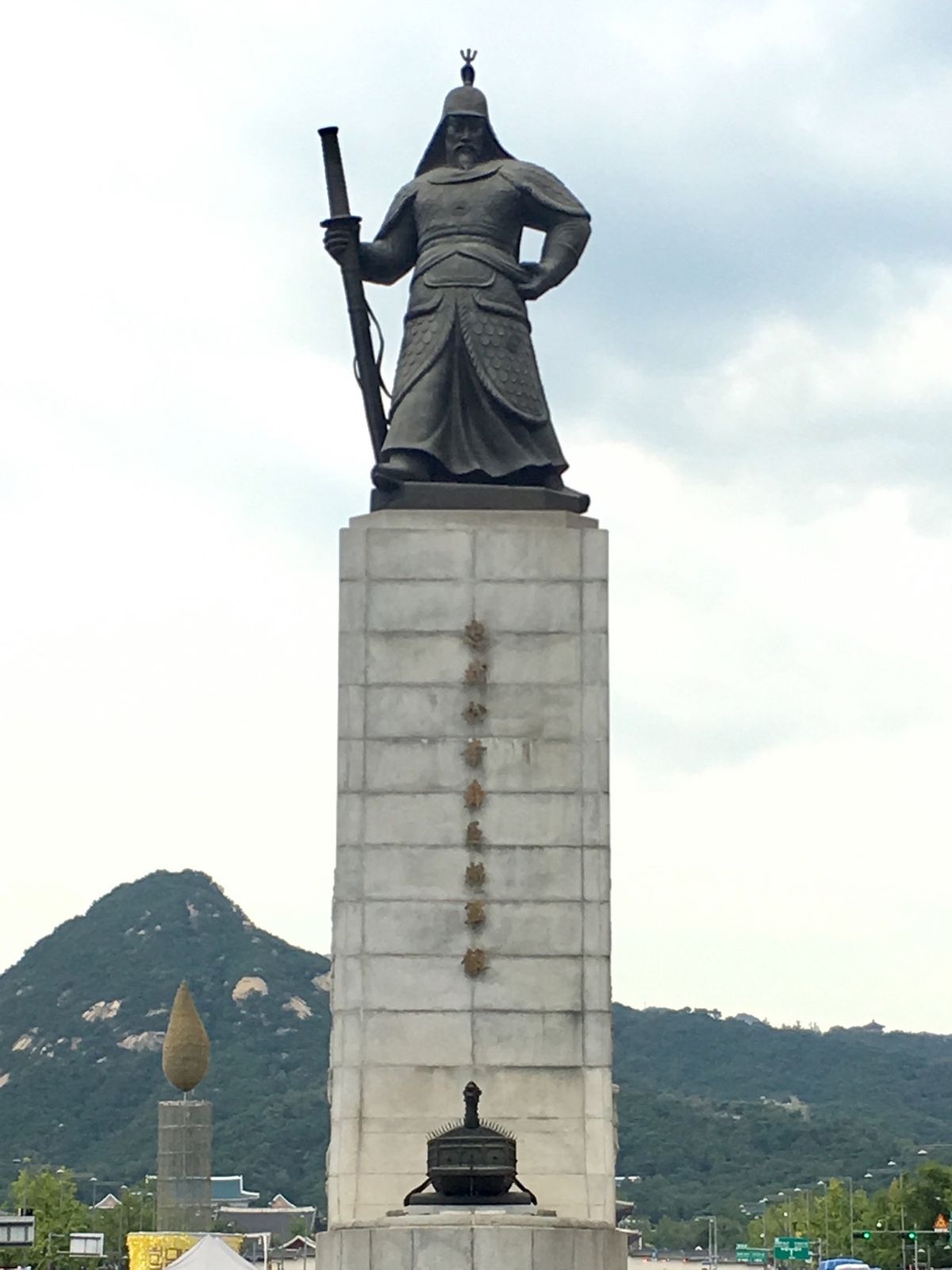 #光化門広場#世宗大王像#李舜臣像
