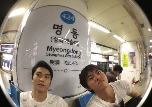 大韓民国 (韓国)・ソウル「武田と男2人旅」の写真：#明洞②