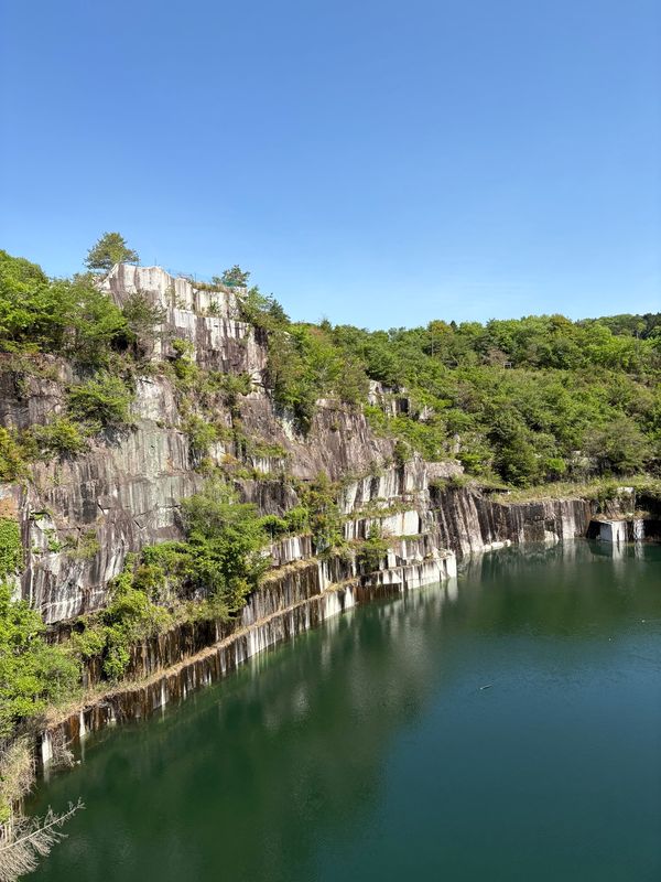 日本・茨城県笠間市「名前のない湖」の写真
