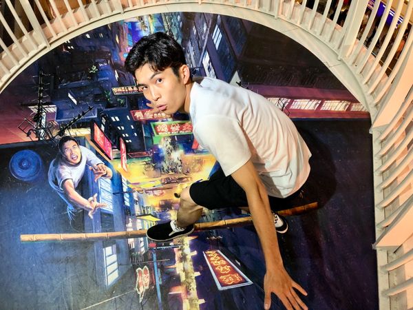 香港・香港島「松本といつもの海外旅」の写真：#たまたまやってた#トリックアート展